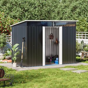 OFF 11% Dakota Fields Brenno 8 Ft. W x 4 Ft. D Metal Pent ... Wayfair