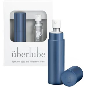 Off 6% Uberlube Good-To-Go Traveler Refillable Case & 1 Refill (15ml) - Blue Condoms