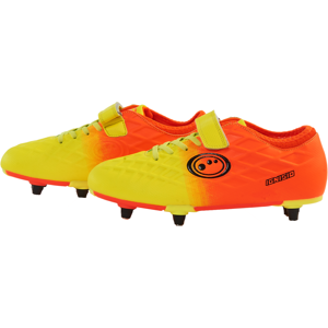 OFF 34% Optimum Junior Yellow Orange Ignisio Easy Fasten 6 Stud Football Boot, 5 Optimum sport