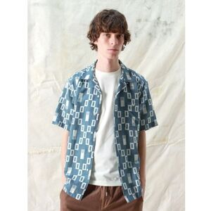 OFF 41% Far Afield Mens Blue Selleck Shirt - Male - Blue ... Designerwear