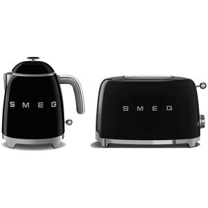 OFF 2% Smeg Mini Kettle & 2 Slice Toaster Set - Black potterscook shop