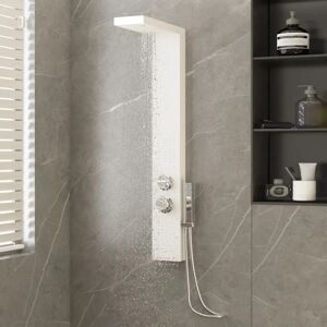 OFF 14% Belfry Bathroom Perreault Shower Tower Panel white 114.0 H x 15.0 W ... Wayfair