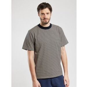 OFF 31% Armor Lux Mens Rich Navy Sandstone Striped Callac T-Shirt - ... Designerwear