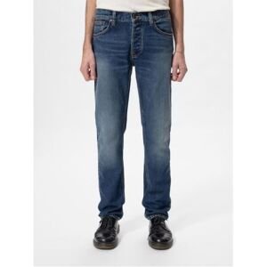OFF 45% Nudie Jeans Mens Wild Blue Solid Ollie Jean - Male ... Designerwear
