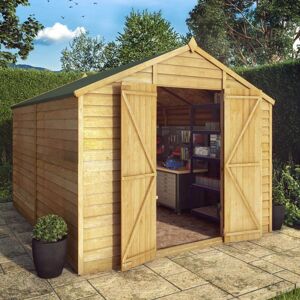 OFF 12% 10 x 8 Mercia Windowless Overlap Shed Elbec garden buildings