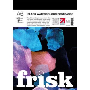 Off 10% Frisk Black Watercolour Paper Pad 320gsm ... Art Discount