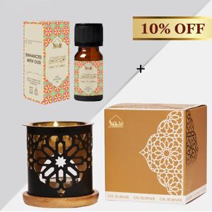 Off 10% Dukhni Oud Al Saher Diffuser Oil + Diffuser Oil Burner Dukhni