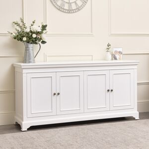 Off 5% Large White 4 Door Sideboard - Daventry ... Melody Maison