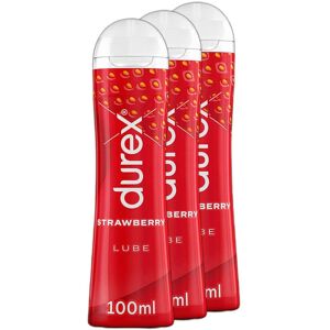 OFF 19% Durex Strawberry Lube (100ml) - 3x 100ml Condoms