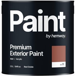 OFF 14% Hemway Exterior Paint Matt Acrylic Red Oxide Eco Friendly Wood & ... Hemway