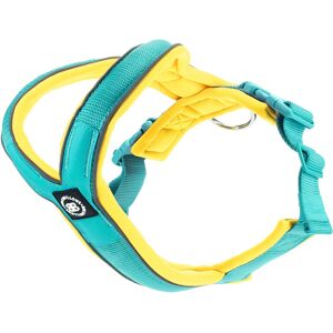 OFF 40% BullyBillows Slip on Harness Foam Padded - Turquoise x Yellow ( 4 ) BullyBillows