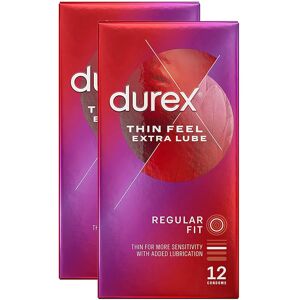 Off 11% Durex Thin Feel Extra Lubricated Condoms - 24 Pack Condoms