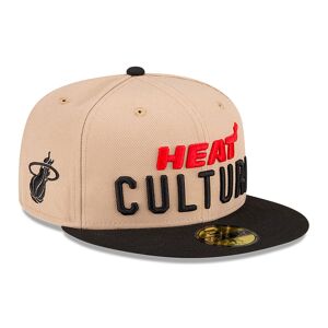 OFF 19% newera Miami Heat NBA City Edition Beige 59FIFTY Fitted Cap ... Neweracap