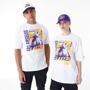 Off 23% newera LA Lakers NBA Player Graphic White Oversized T-Shirt - ... Neweracap