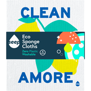 OFF 9% Seep Clean With Amore Sponge Cloths (4 cloths) The seep company