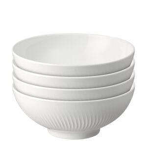 Off 20% Denby Porcelain Arc White Set Of 4 Cereal Bowls Denby Pottery