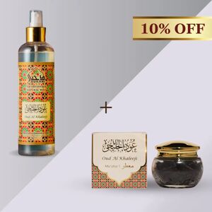 Off 10% Dukhni Oud Al Khaleeji Muattar + Oud Al Khaleeji Mist Dukhni