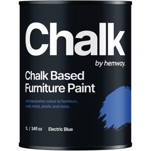 OFF 11% Hemway Chalk Based Furniture Paint Electric Blue Shabby Chic Chalky ... Hemway
