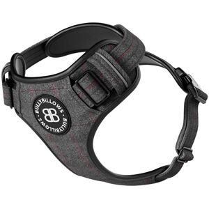 OFF 20% BullyBillows Premium Comfort Herringbone Harness Non Restrictive - Stone Grey ( ... BullyBillows