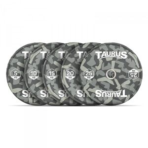 Off 34% Taurus Camo Olympic Rubber Bumper Weight Plates 90kg Set with ... Fitshop