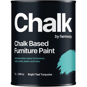 OFF 11% Hemway Chalk Based Furniture Paint Bright Teal Turquoise Shabby Chic ... Hemway