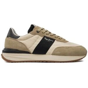 OFF 32% Pepe Jeans Mens Beige Buster Tape Trainer - Male - ... Designerwear